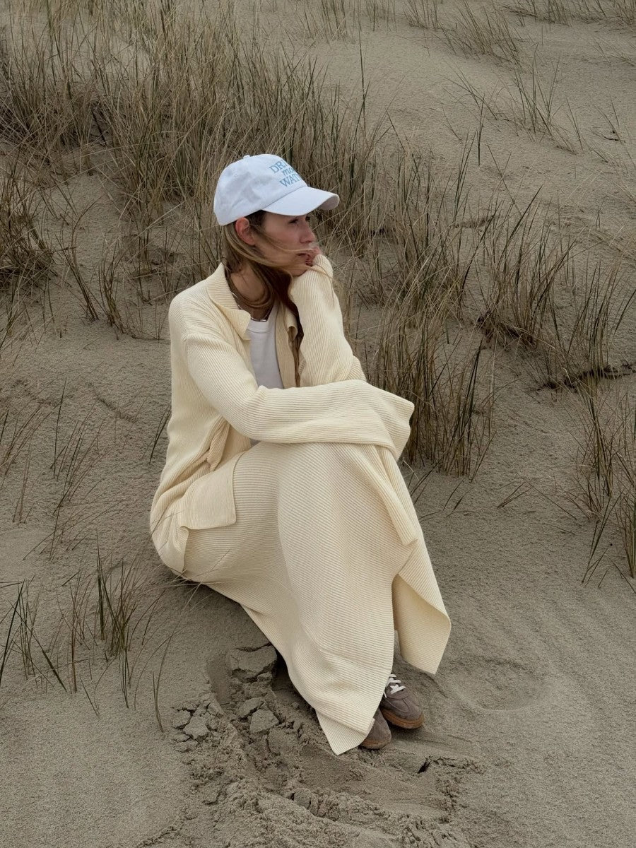 Polo Collar Knit Set