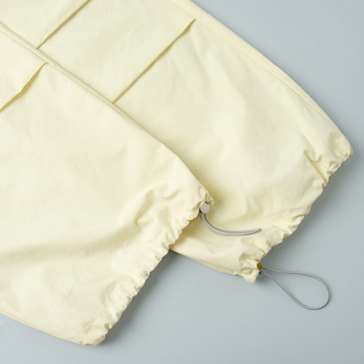 Low Waist Drawstring Cotton Pants