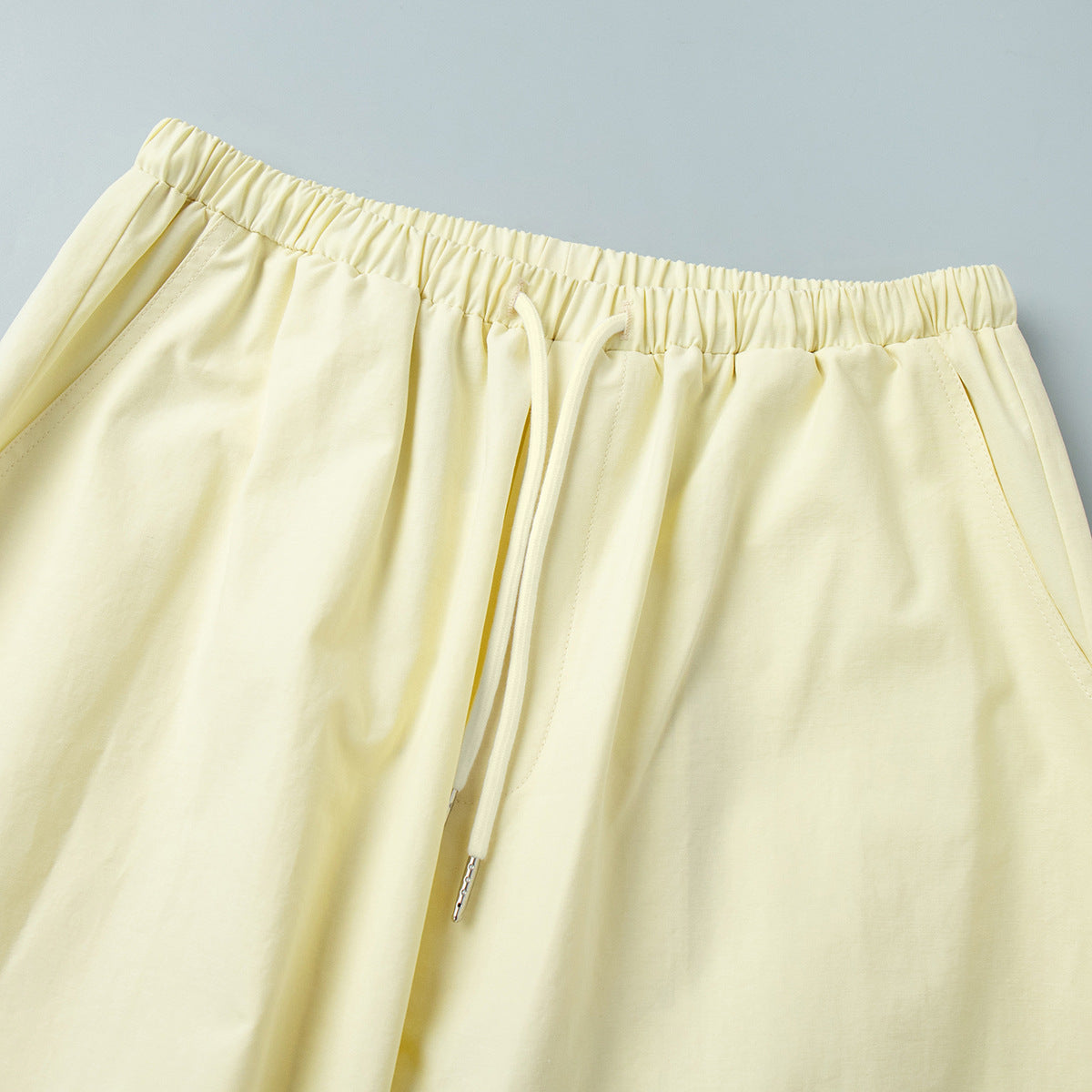 Low Waist Drawstring Cotton Pants