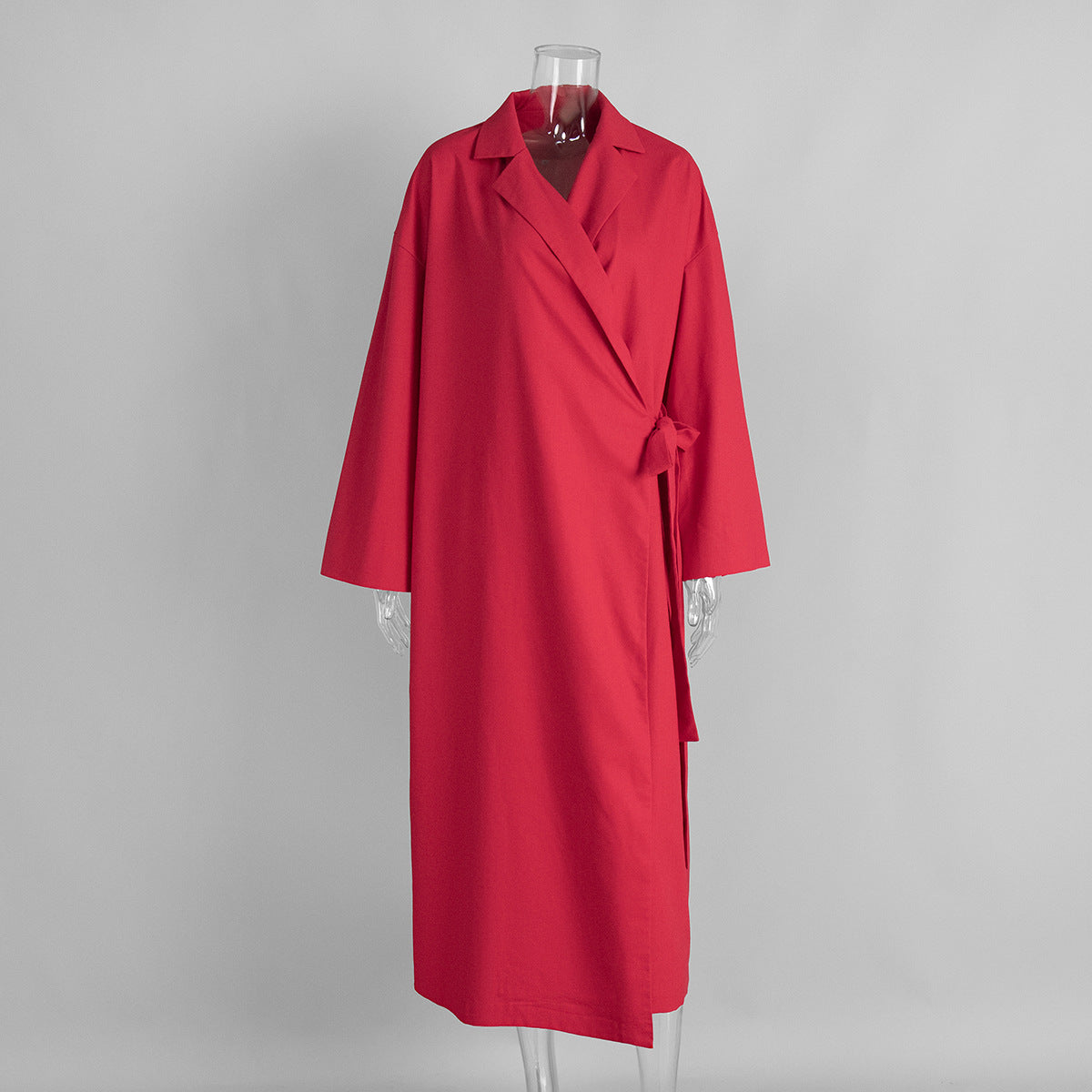 Tie-Waist Cotton Linen Maxi Dress