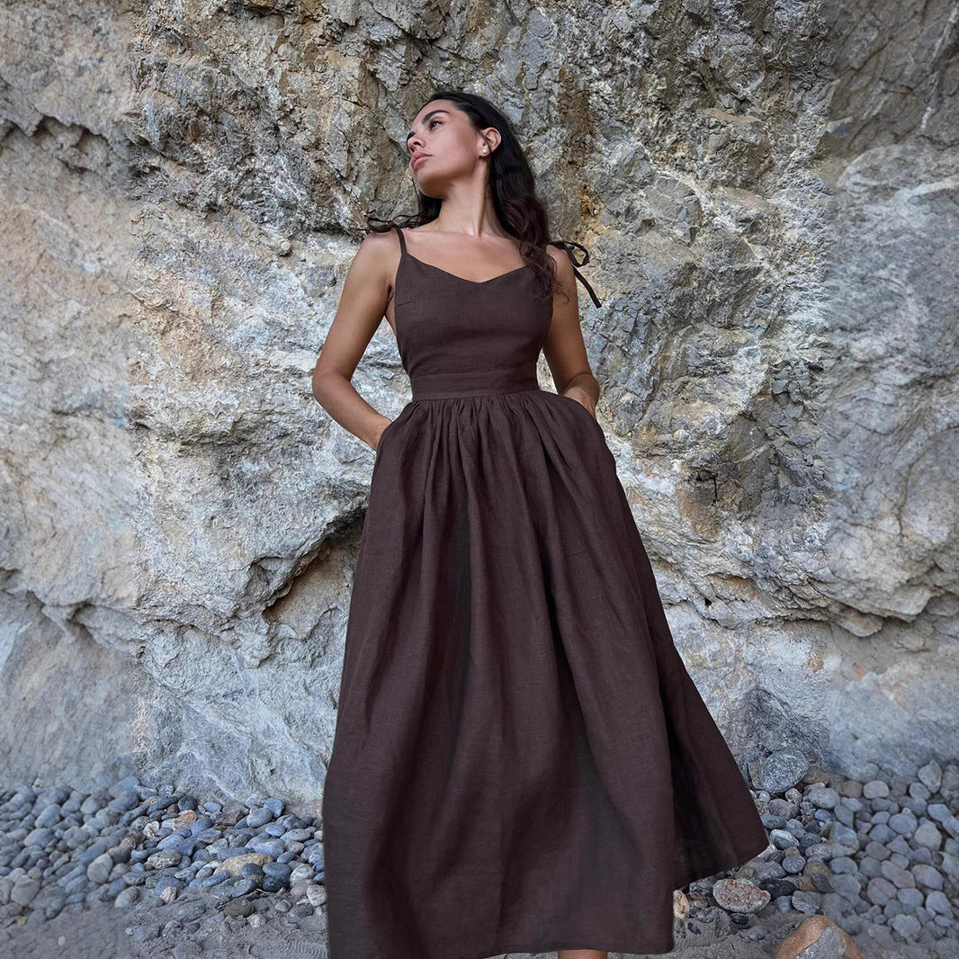 A-Line Midi Dress