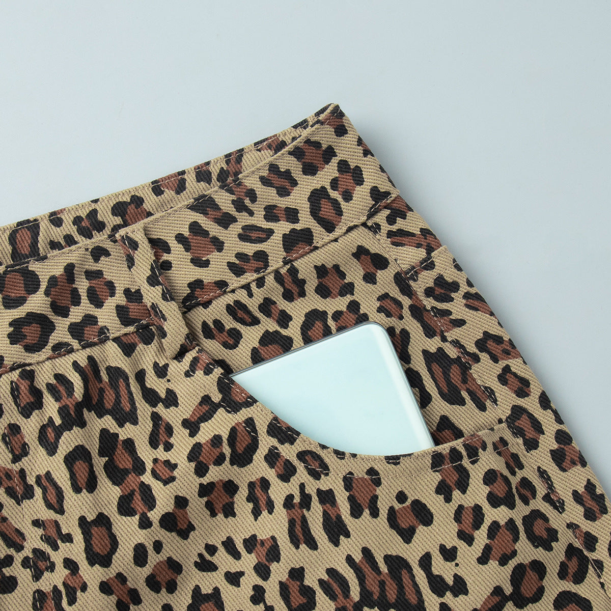 Leopard Bermuda Shorts