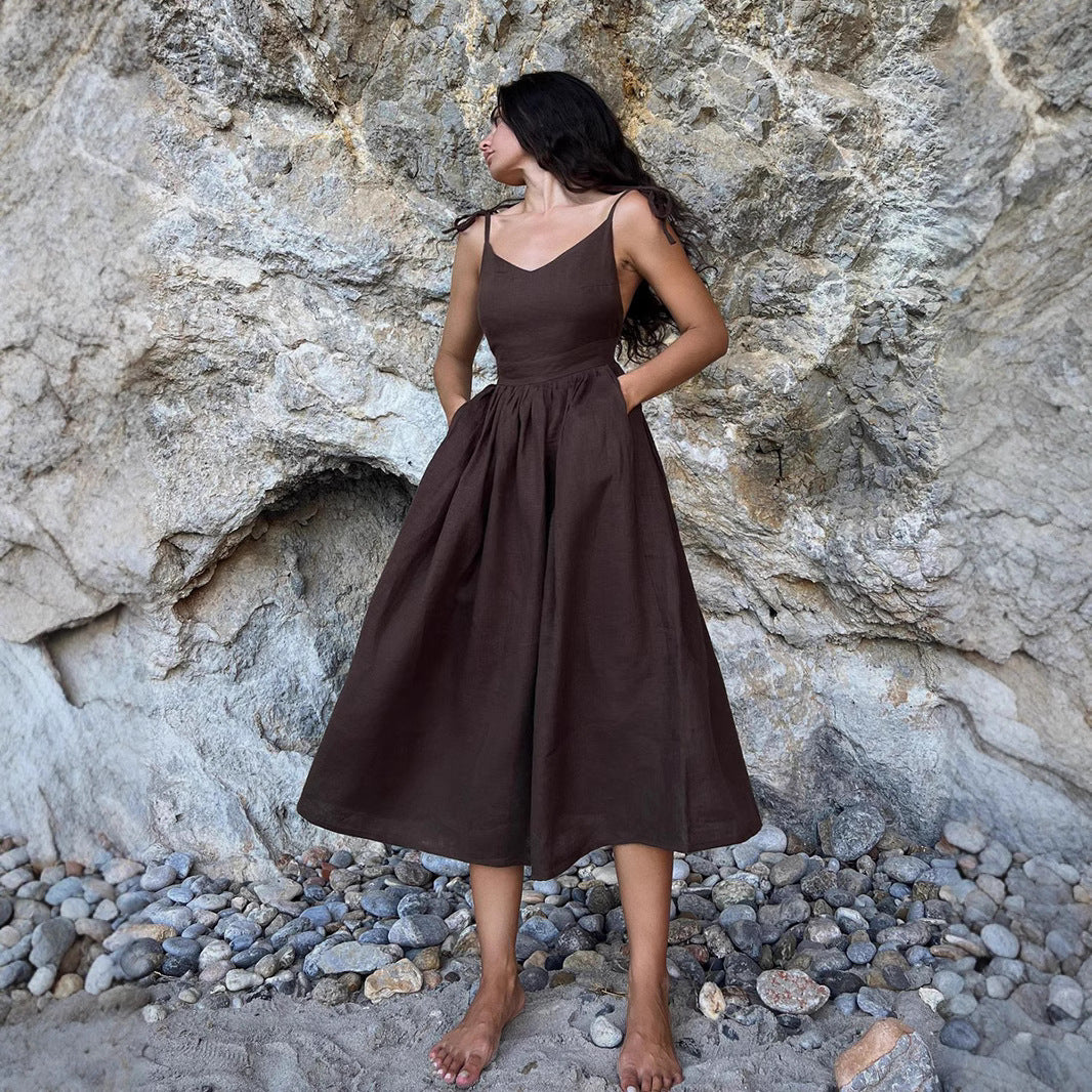 A-Line Midi Dress