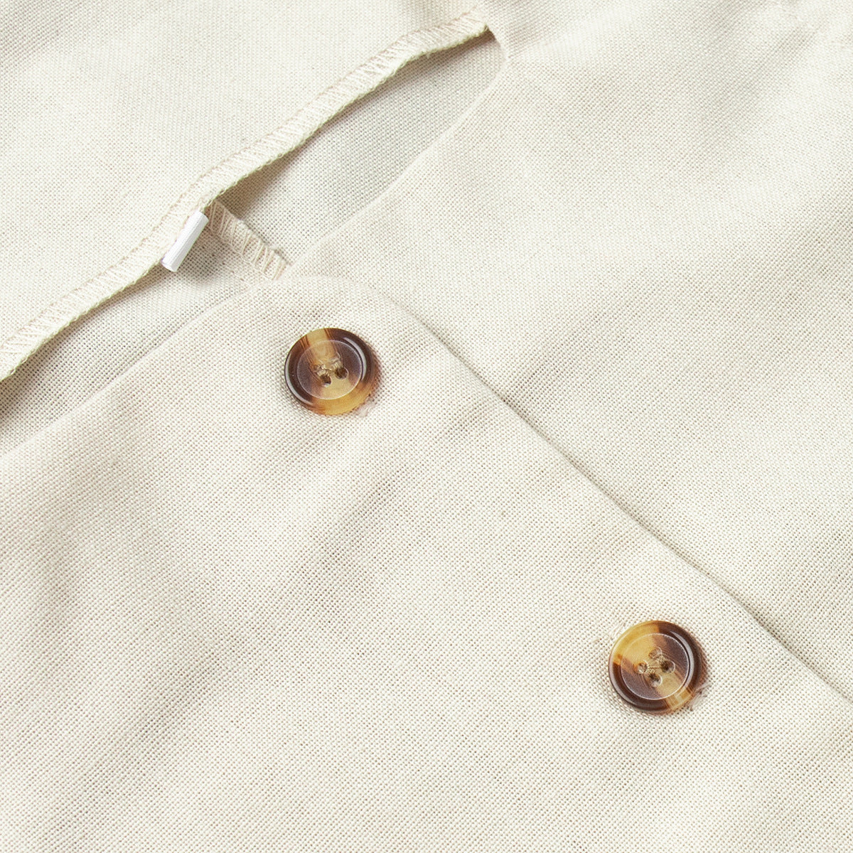 Linen Buttoned Two Piece Set