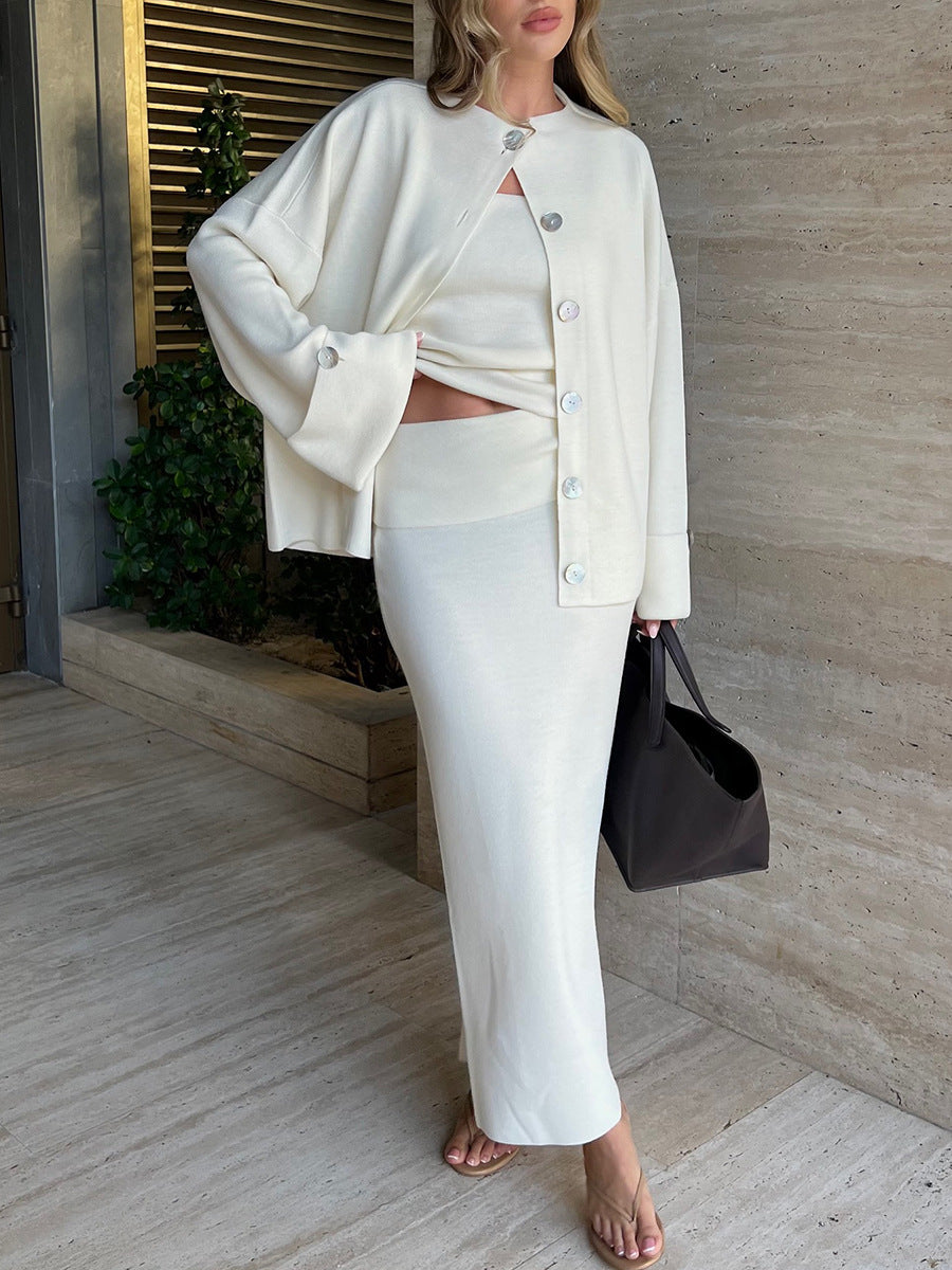 Knit Three Piece Set