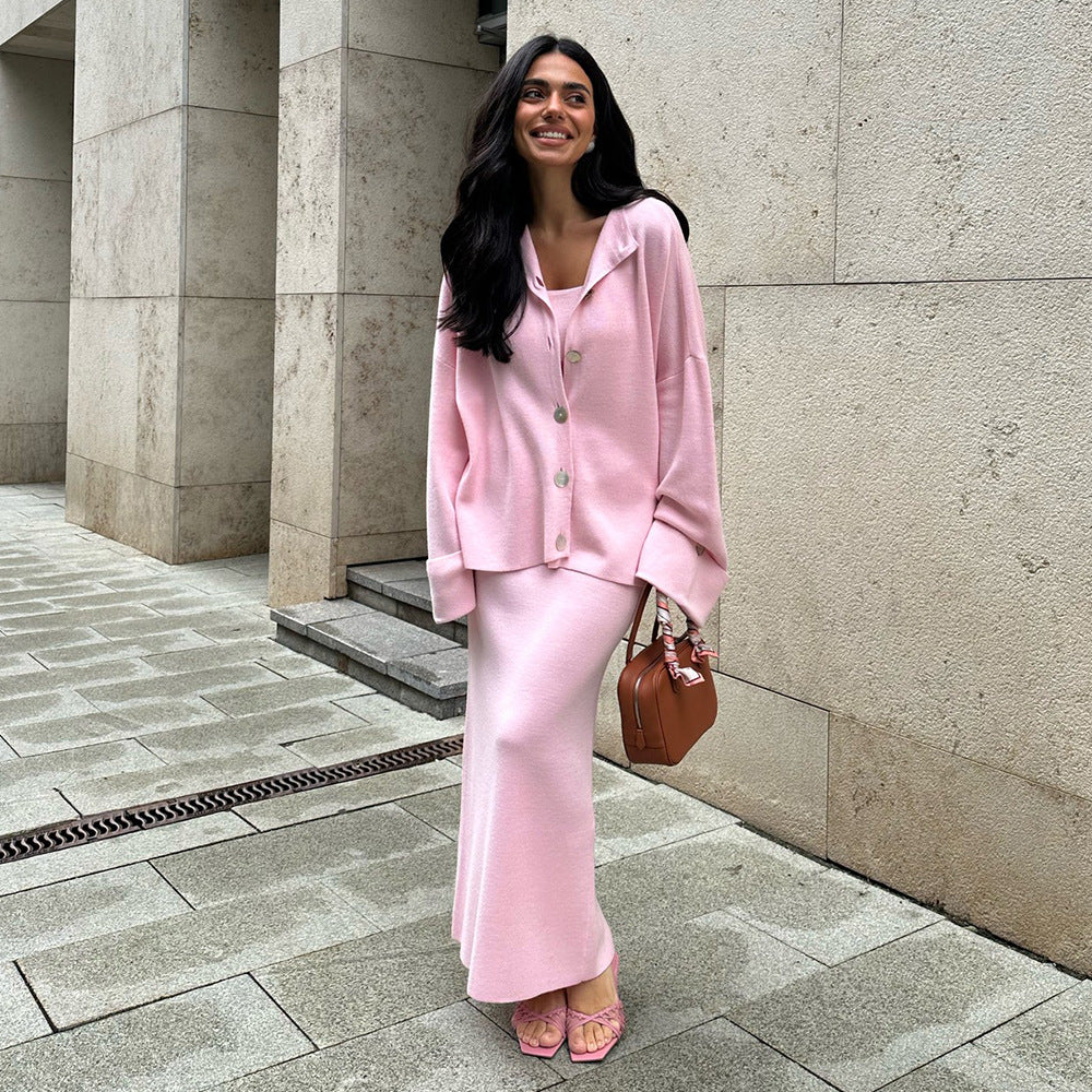 Knit Three Piece Set