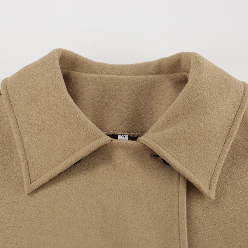 Oversized Wool Blend Coat