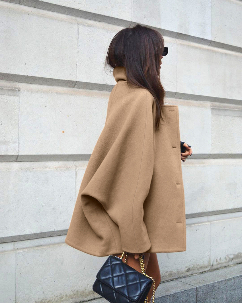 Oversized Wool Blend Coat