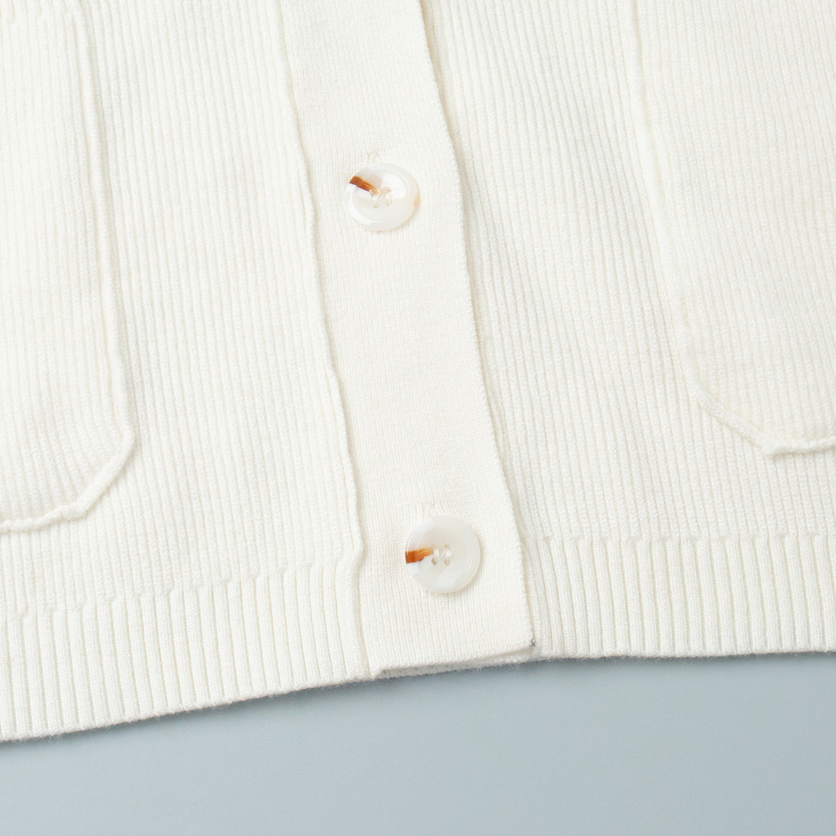 Loose Knit Button Cardigan