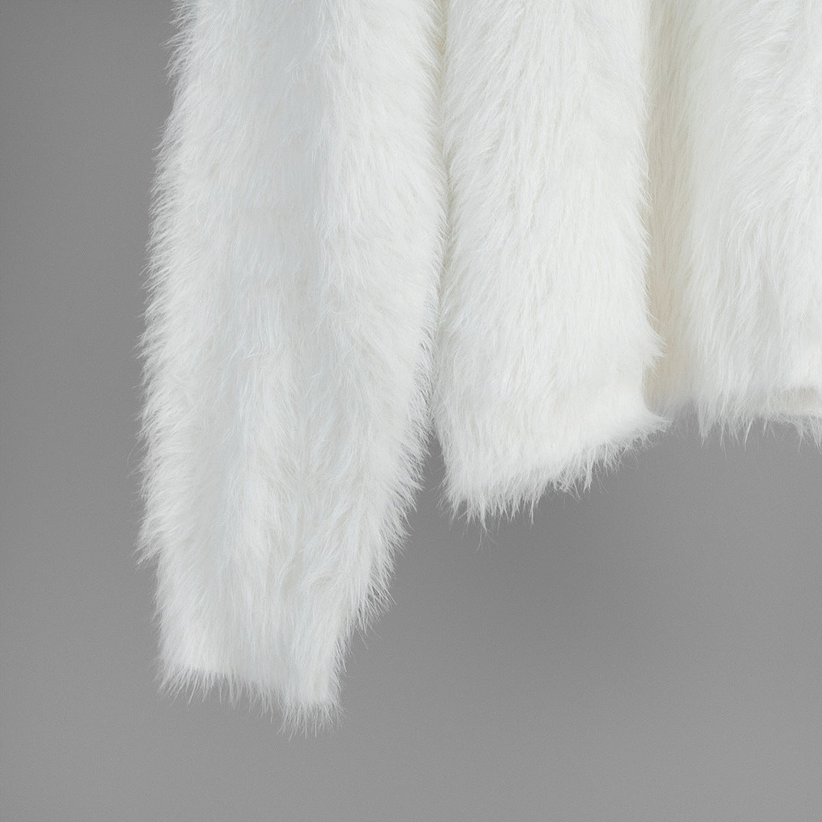 Fuzzy Knit Sweater & Skirt Set