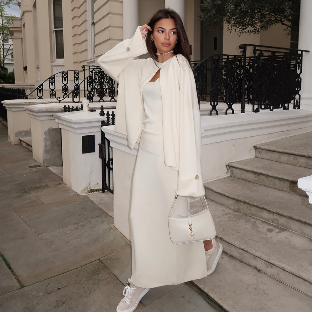 Knit Three Piece Set