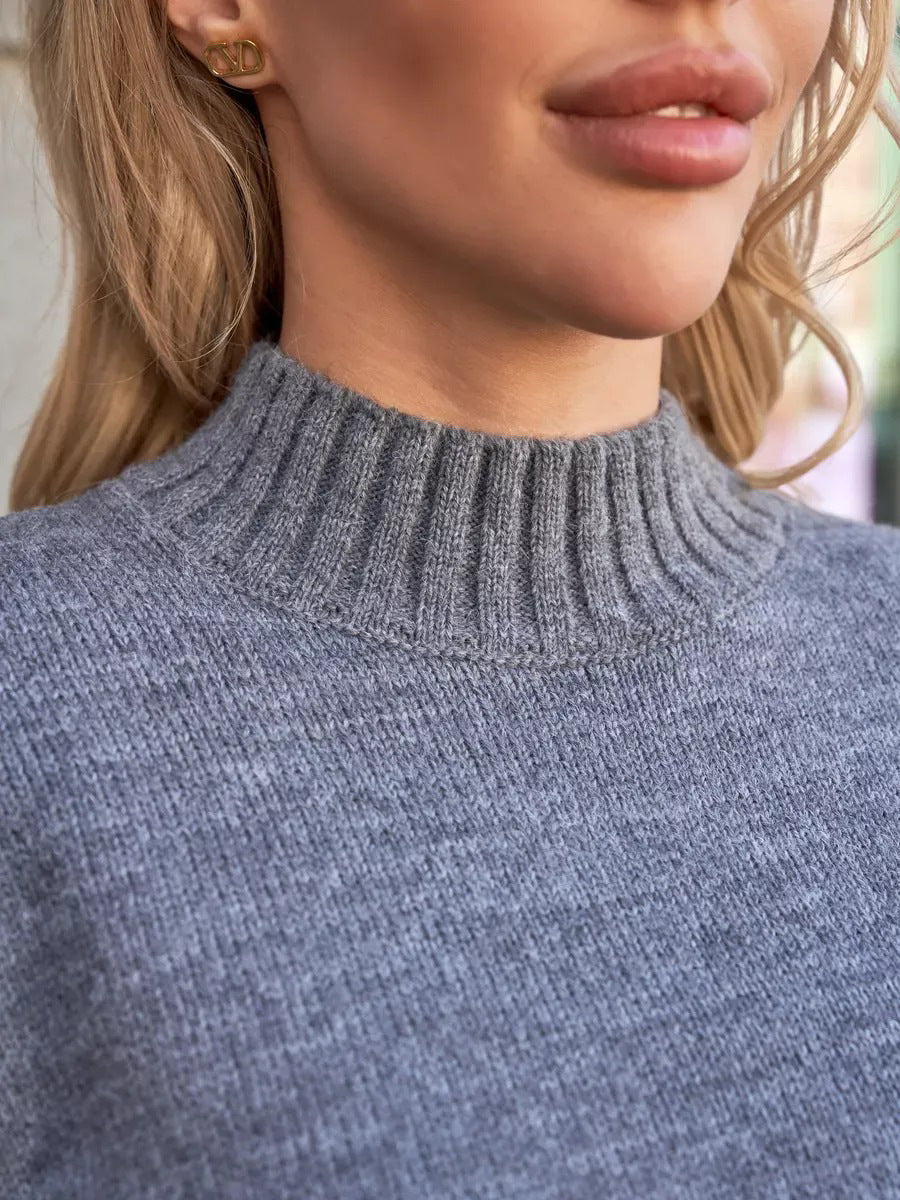 Knit Mock Neck Lounge Set