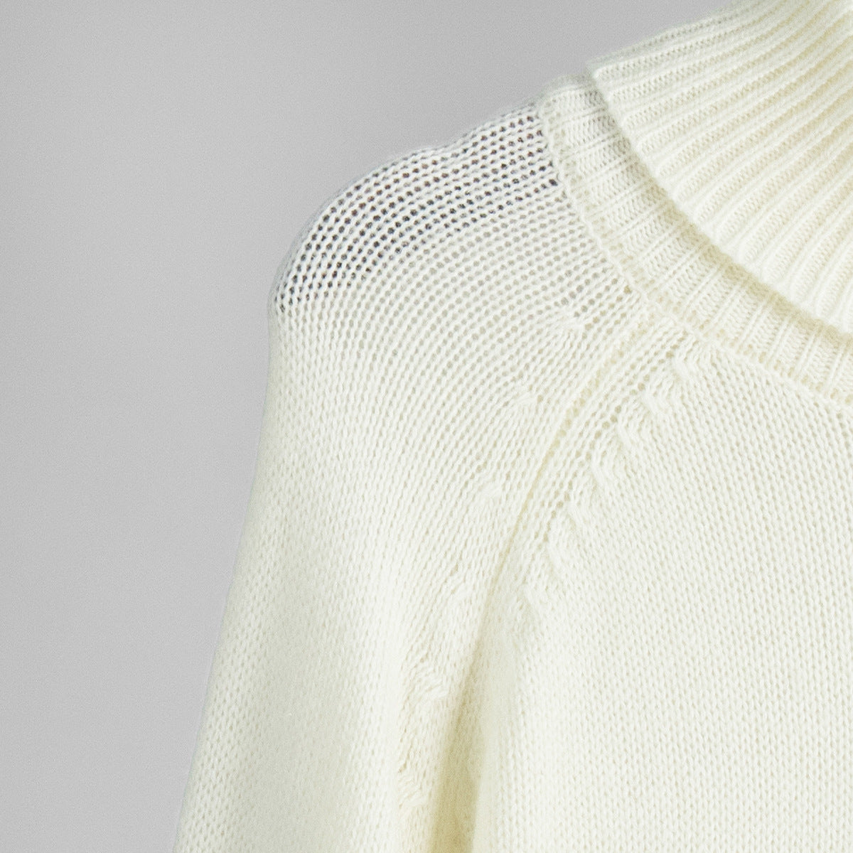 High Neck Knit Pullover