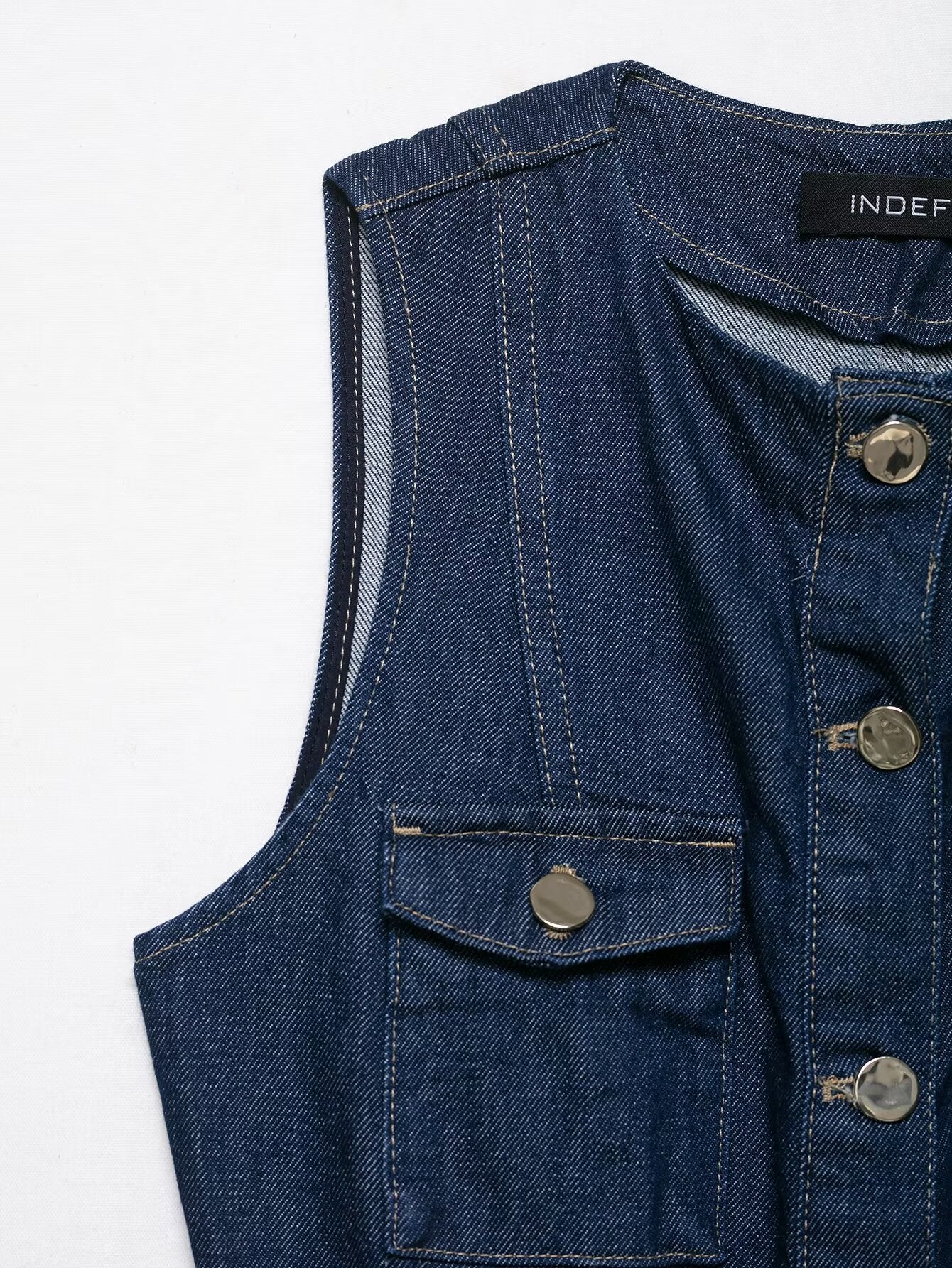 Belted Denim Dress