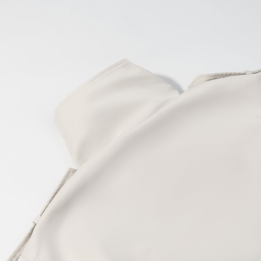 Double Breasted Long Trench Coat