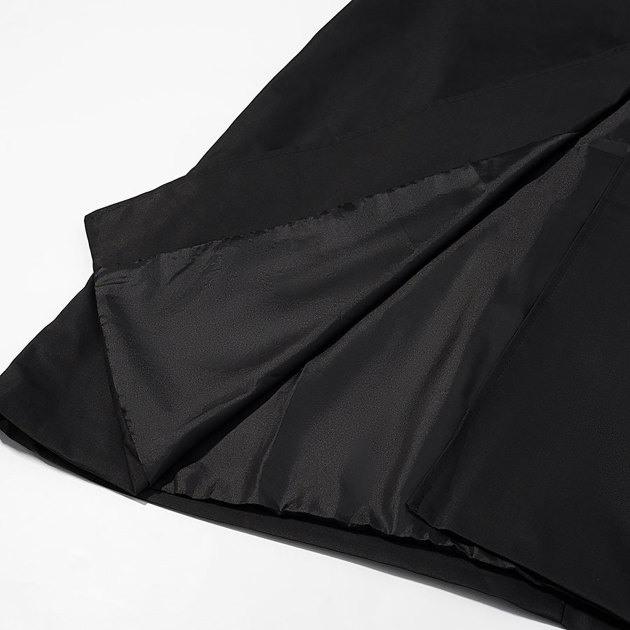 Stand Collar Long Trench Coat