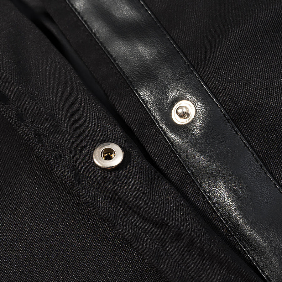 Stand Collar Long Trench Coat