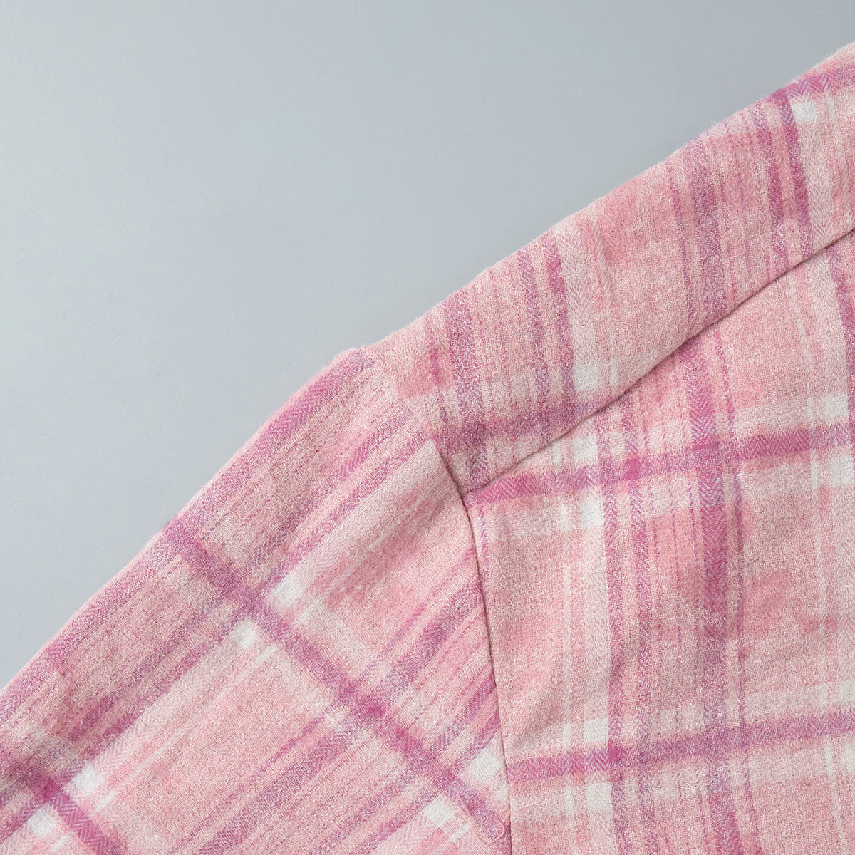 Plaid Oversized Button-Up Shirt