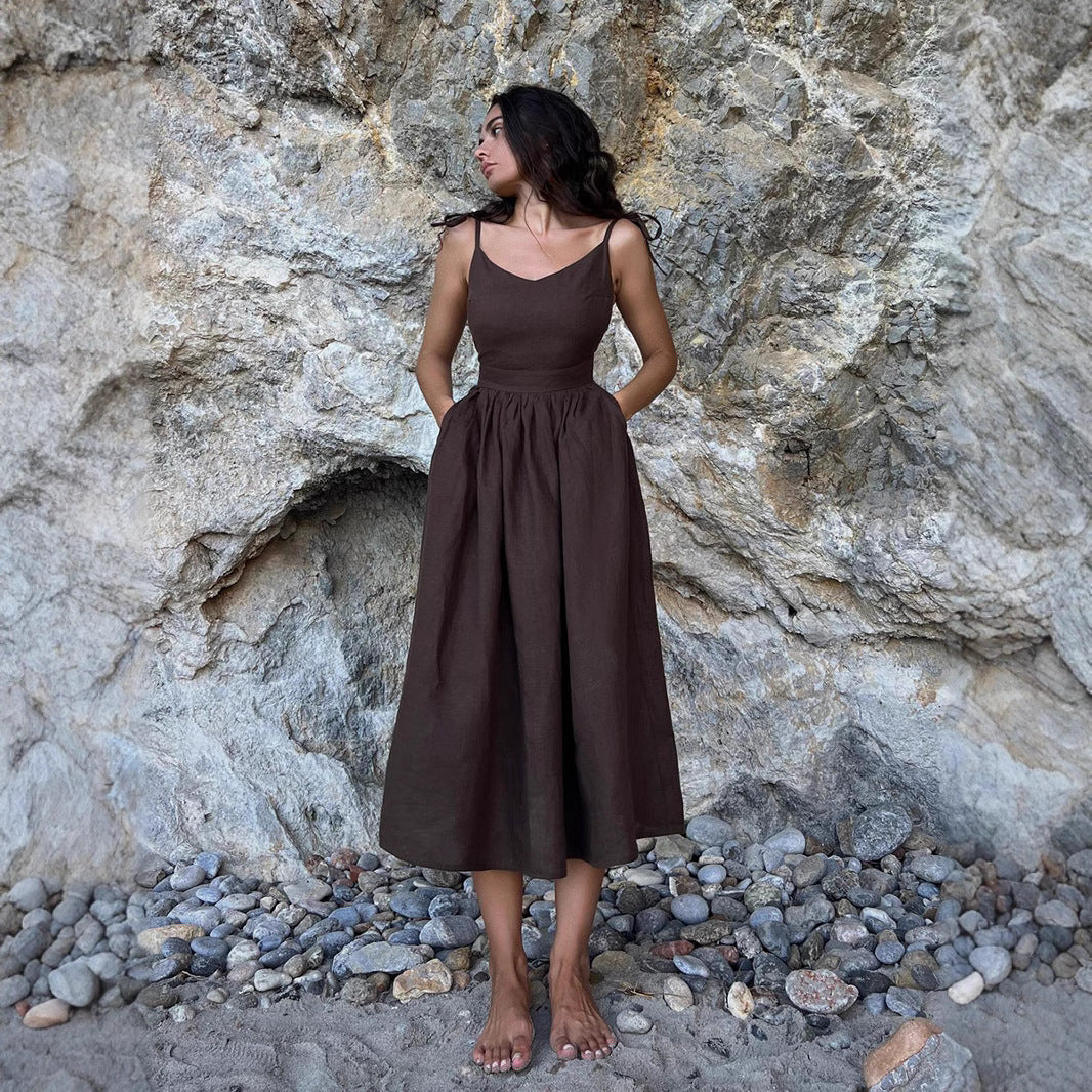 A-Line Midi Dress