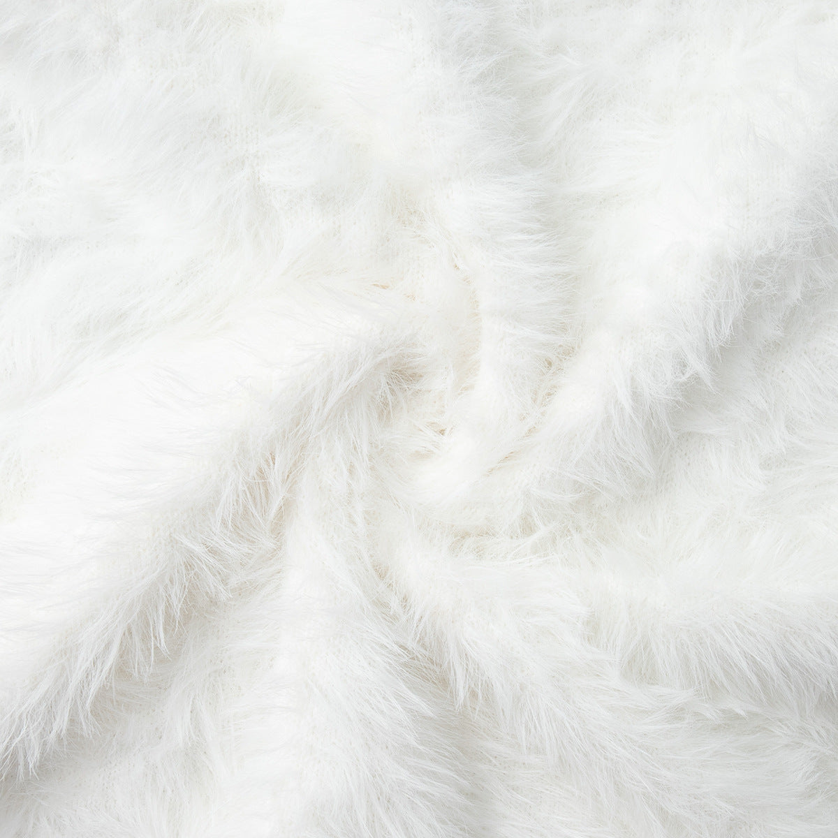 Faux Fur Knit Midi Skirt
