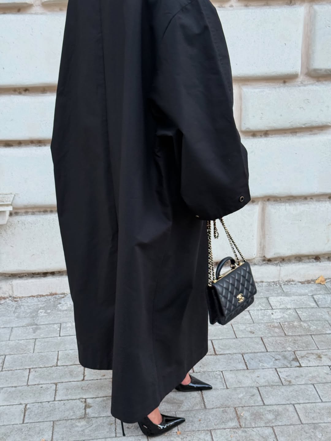 Stand Collar Long Trench Coat
